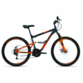 Велосипед Altair MTB FS D26 2.0 16" черно-оранжевый