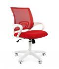 Кресло Chairman 696 white красное