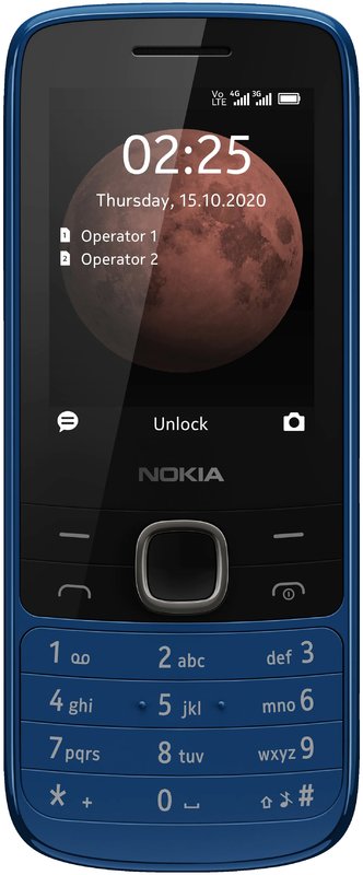 Сотовый телефон Nokia 225 4G Dual Sim синий