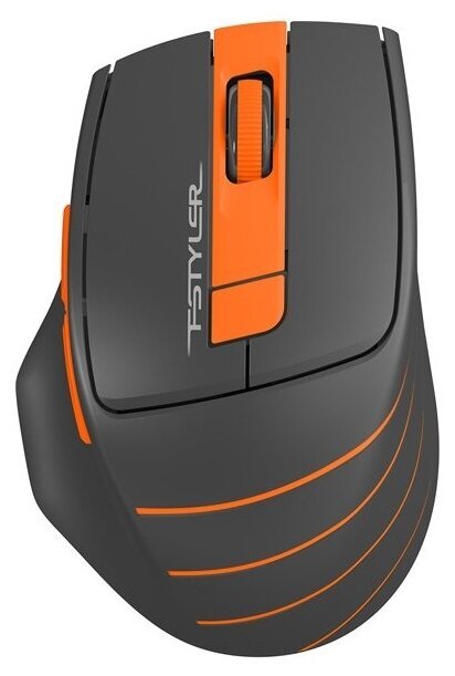 Мышь A4tech Fstyler FG30 черно-оранжевая