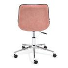 Кресло Tetchair Style (флок) розовое