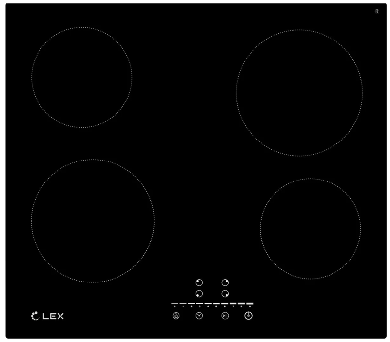 Варочная панель Lex EVH 640-1 черная