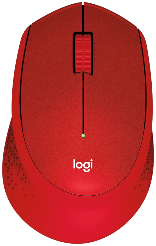 Мышь Logitech M330 Silent Plus красная