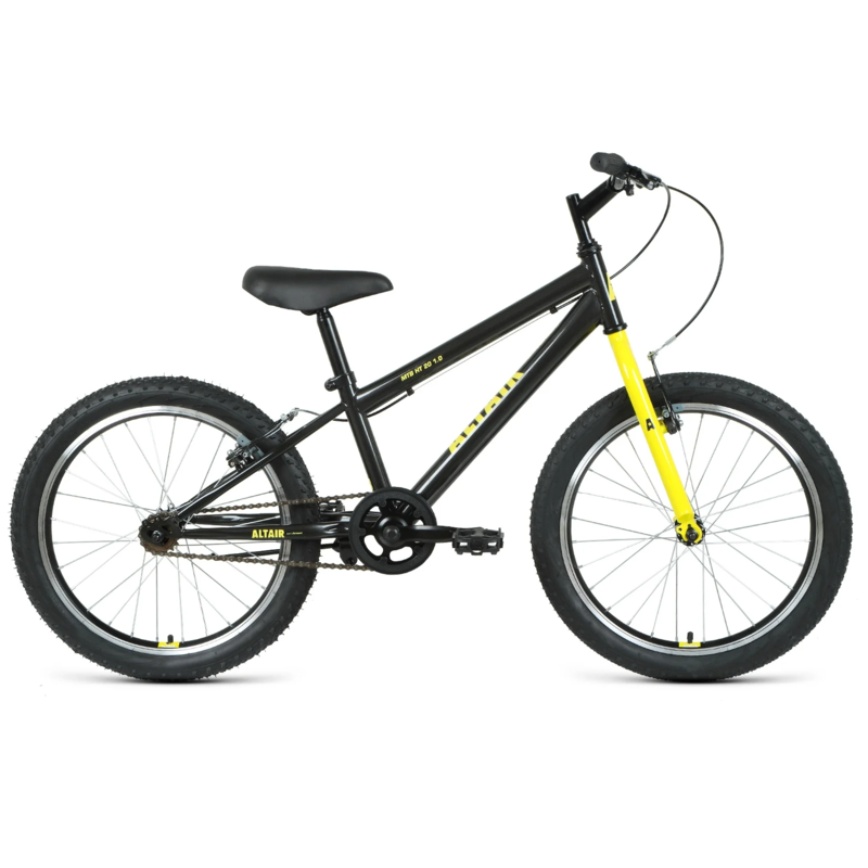 Велосипед Altair MTB HT D20 1.0 10.5" черно-желтый