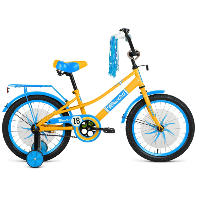 Велосипед Forward Azure D18 сине-желтый