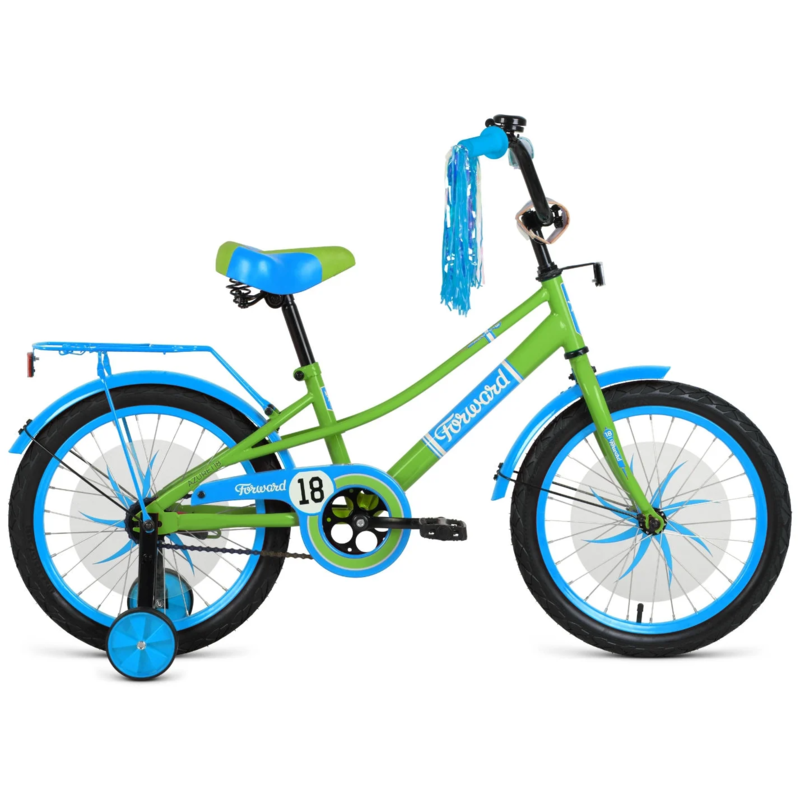 Велосипед Forward Azure D18 сине-зеленый