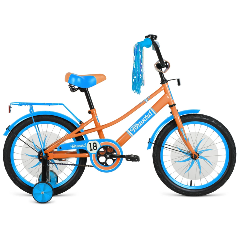 Велосипед Forward Azure D18 сине-оранжевый