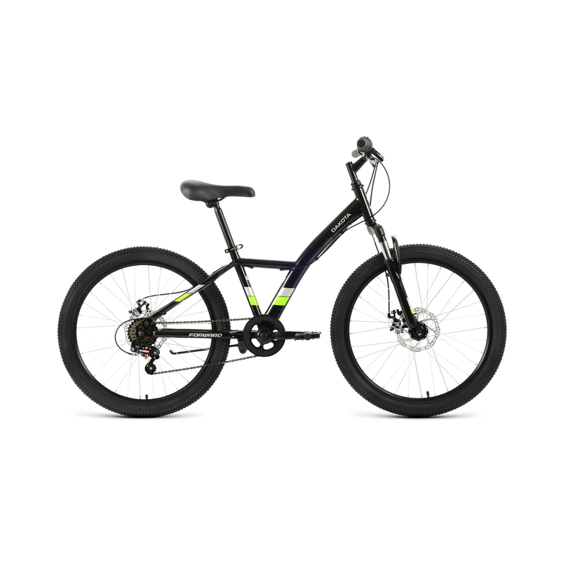 Велосипед Forward Dakota D24 2.0 13" черно-зеленый