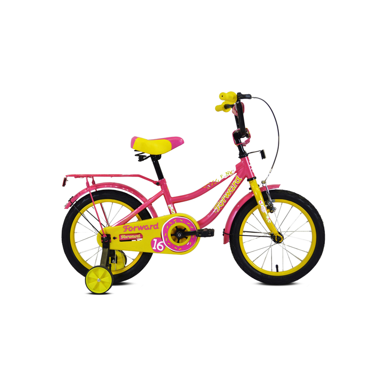 Велосипед Forward Funky D16 фиолетово-желтый