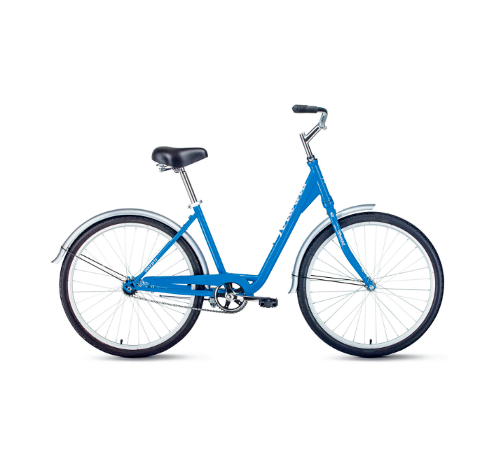 Велосипед Forward Grace D26 1.0 17" сине-белый