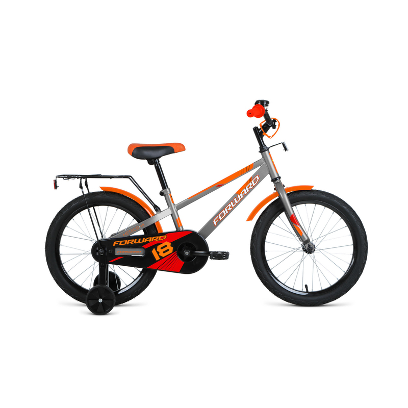 Велосипед Forward Meteor D18 серо-оранжевый