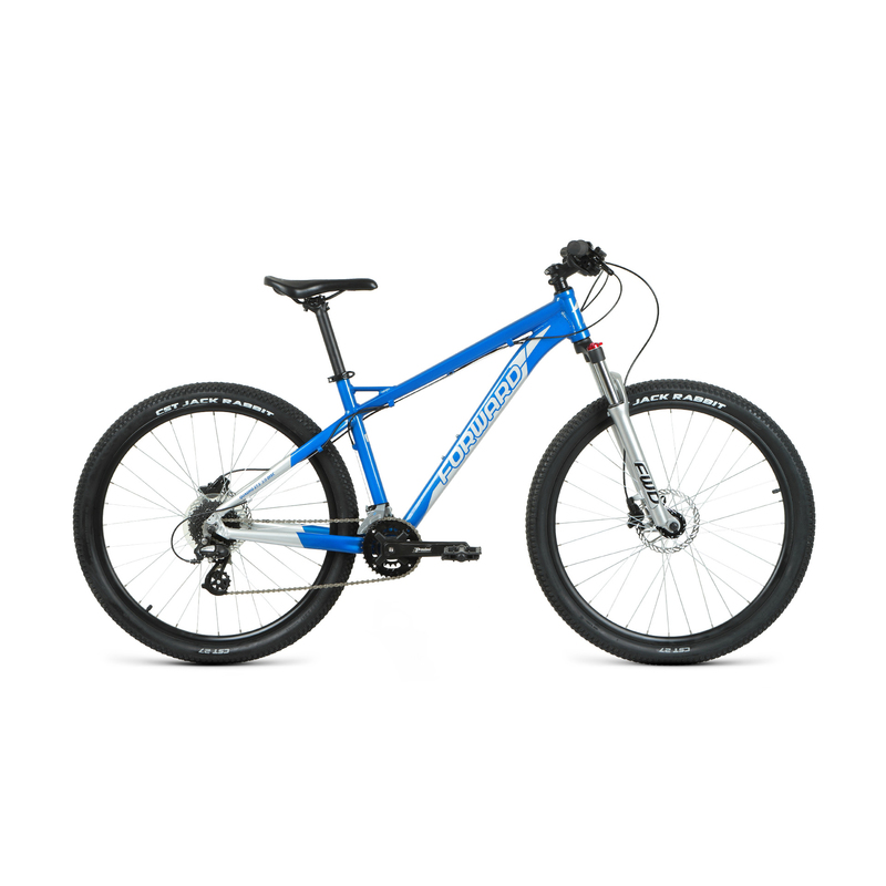 Велосипед Forward Quadro D27.5 3.0 17" сине-серебристый