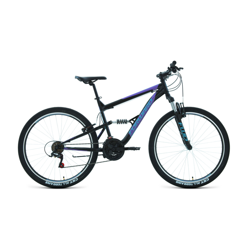 Велосипед Forward Raptor D27.5 1.0 D16 черно-фиолетовый