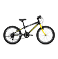 Велосипед Forward Rise D20 2.0 10.5" черно-желтый