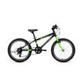 Велосипед Forward Rise D20 2.0 10.5" черно-зеленый