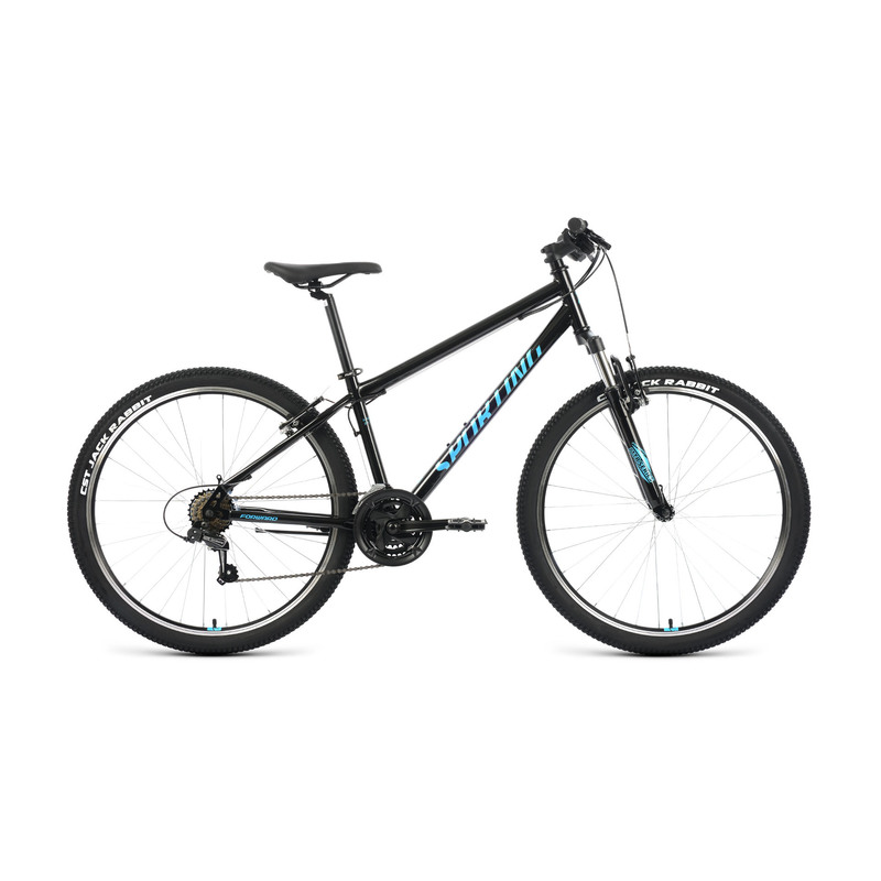 Велосипед Forward Sporting D27.5 1.0 17" черно-бирюзовый