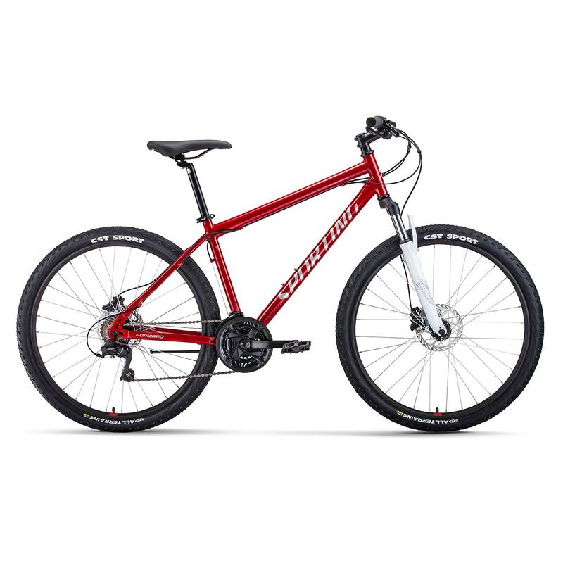 Велосипед Forward Sporting D27.5 3.2 17" красно-серебристый