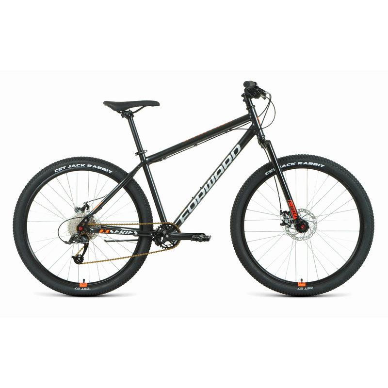 Велосипед Forward Sporting D27.5 X 17" черно-оранжевый