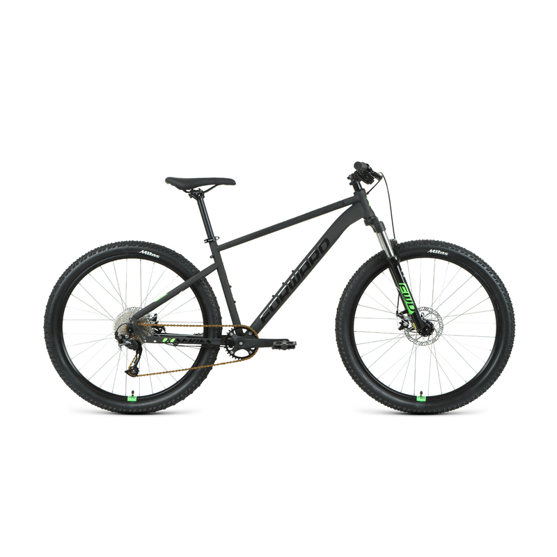 Велосипед Forward Sporting D27.5 XX 17" черно-зеленый