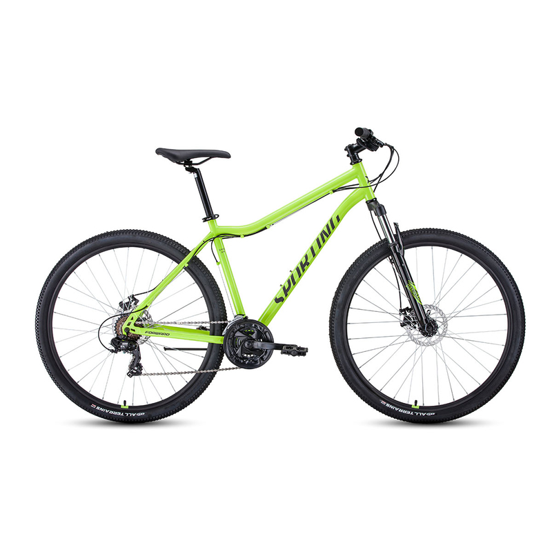 Велосипед Forward sporting D29 2.0 17" зелено-черный