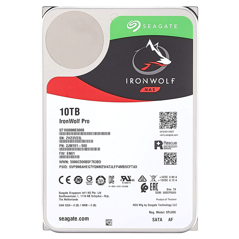 Накопитель HDD Seagate Ironwolf Pro NAS 10000GB 3.5" SATA