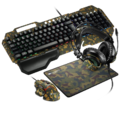 Комплект клавиатура + мышь + коврик + наушники Canyon Argama GS-3