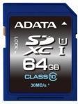Карта памяти Secure Digital Card 64GB ADATA Premier SDXC UHS-I (Class 10)