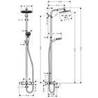 Душевая система Hansgrohe Crometta S240 27320000