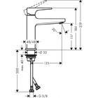 Смеситель Hansgrohe Metropol 32507140