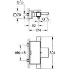 Термостат Grohe Grohtherm Cube 34502000