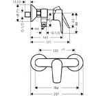 Смеситель Hansgrohe Talis E 71760990