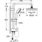 Душевая система Grohe Tempesta System 200 26452001