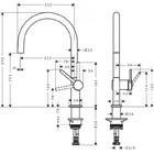 Смеситель Hansgrohe Talis M54 72804000