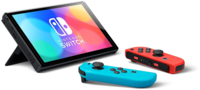 Игровая приставка Nintendo Switch OLED неон
