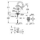 Смеситель Grohe Eurosmart 23970003