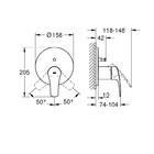 Смеситель Grohe Eurosmart 24043003