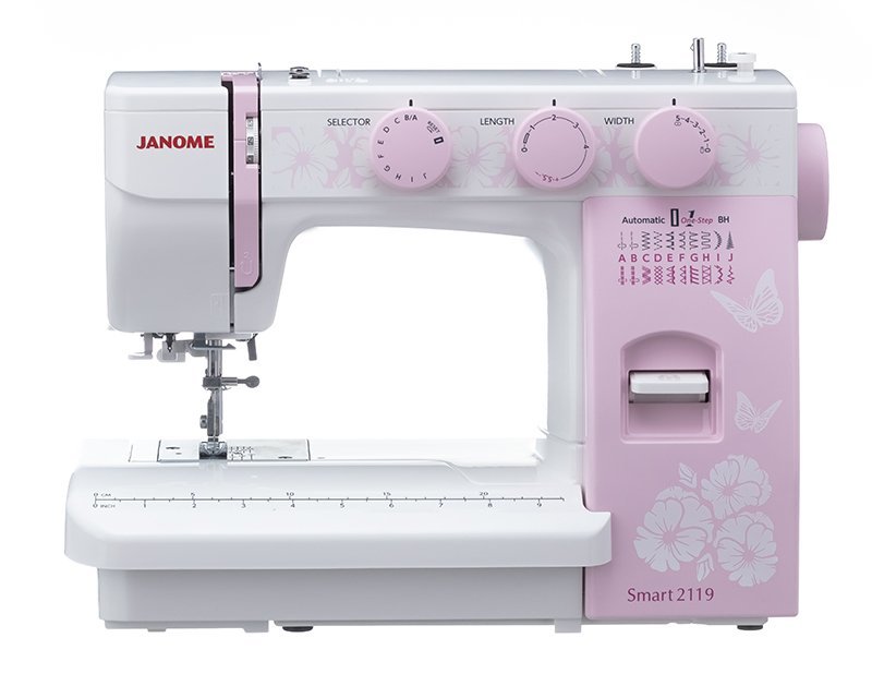 Швейная машина Janome Smart 2119 + расширительный столик