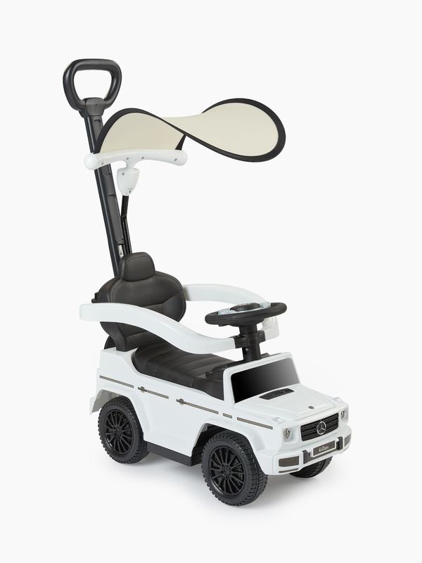 Машинка-каталка Happy Baby Mercedes-Benz G350d белая