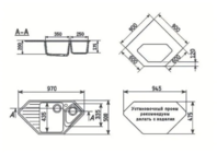 Кухонная мойка Ulgran U-409-308
