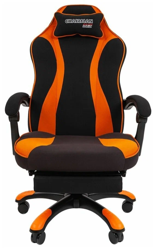 Кресло Тайпит Chairman Game 35 черно-оранжевое
