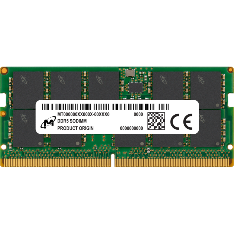 Модуль оперативной памяти Micron 8GB (1x8) SODIMM DDR5 4800 Mhz