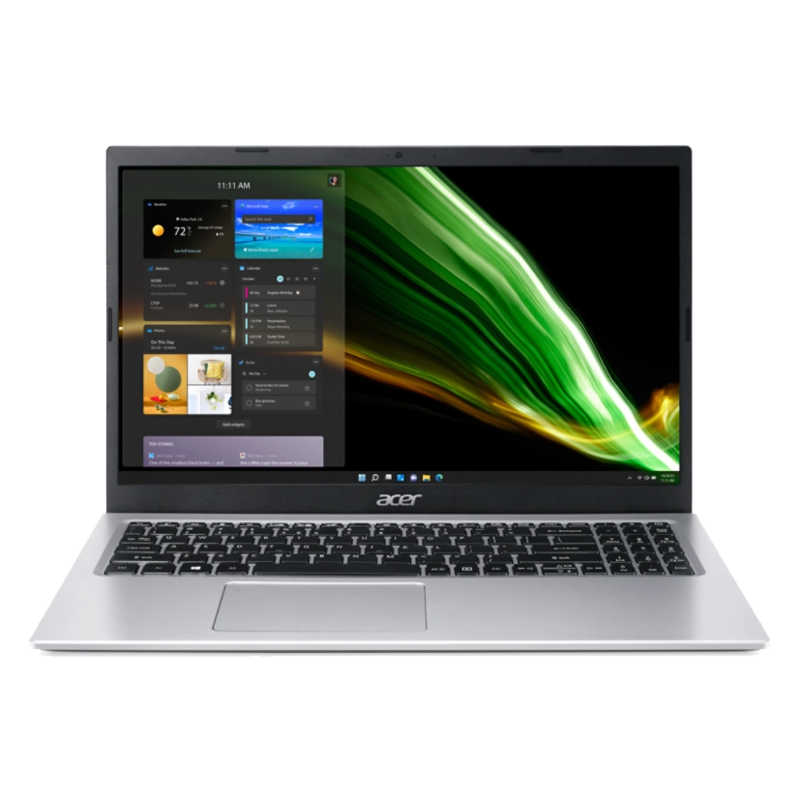 Ноутбук Acer Aspire A315-35 Intel Celeron N4500 8GB DDR4 1TB HDD+512GB SSD FHD DOS Silver