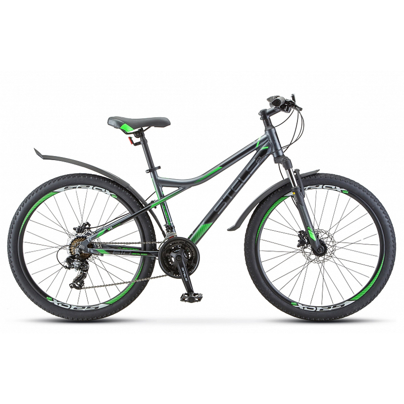 Велосипед Stels Navigator 610 D26 16" антрацитово-зеленый