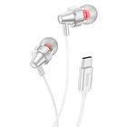 Наушники Hoco M90 Silver Type-C