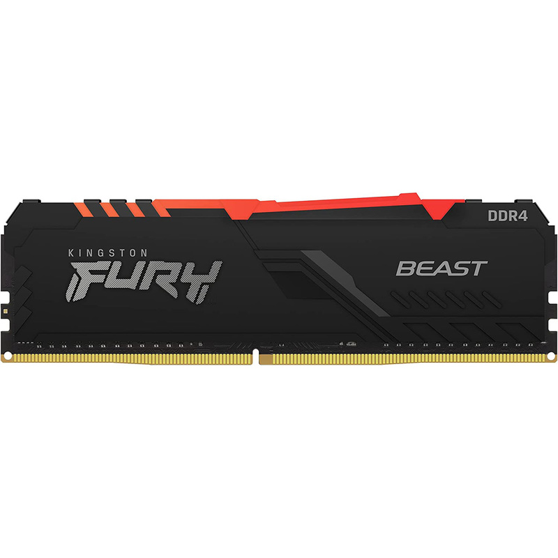 Модуль оперативной памяти Kingston Fury Beast RGB 32GB (1x32) DIMM DDR4 3200Mhz