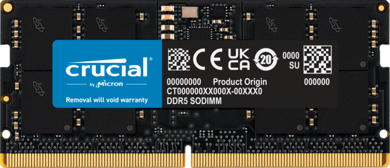 Оперативная память Crucial 16GB (1x16) SODIMM DDR5 5600Mhz