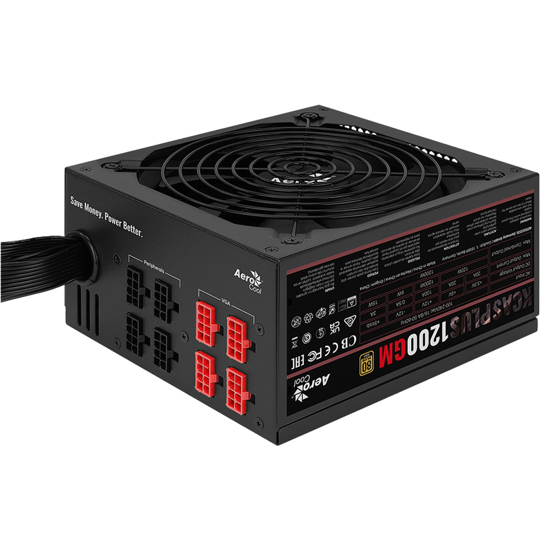 Блок питания Aerocool KCAS Plus 1200GM