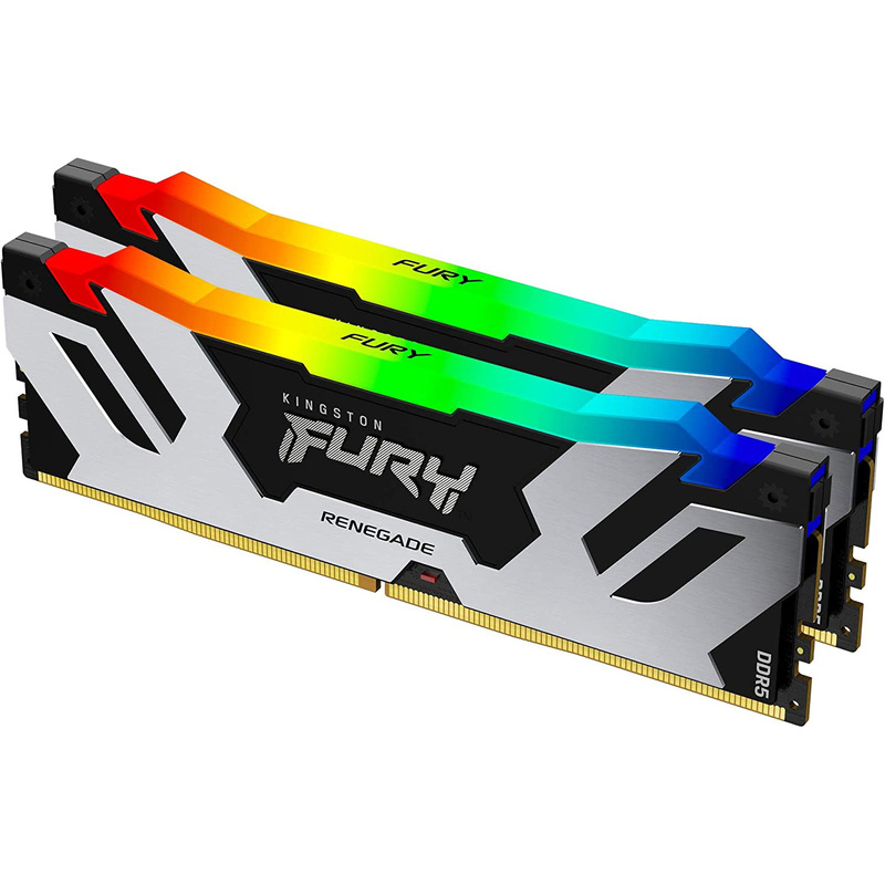 Оперативная память Kingston Fury Renegade RGB 32GB (2x16) DIMM DDR5 6400Mhz