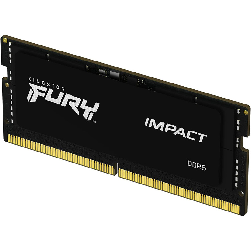 Оперативная память Kingston Fury Impact 16GB (1x16) SODIMM DDR5 4800Mhz (KF548S38IB-16)