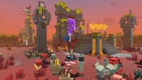Игра для PS4 Minecraft Legends Deluxe Edition русские субтитры